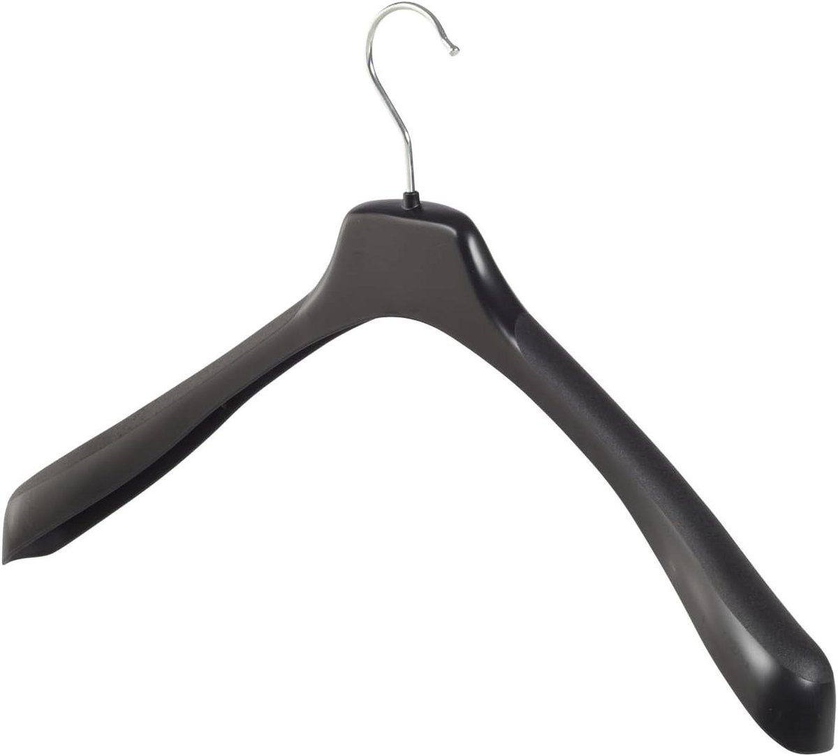 Kledinghangers Set - Kledinghaken - Kleding Opbergen - Verstevigde Schouders - 50 cm - Zwart