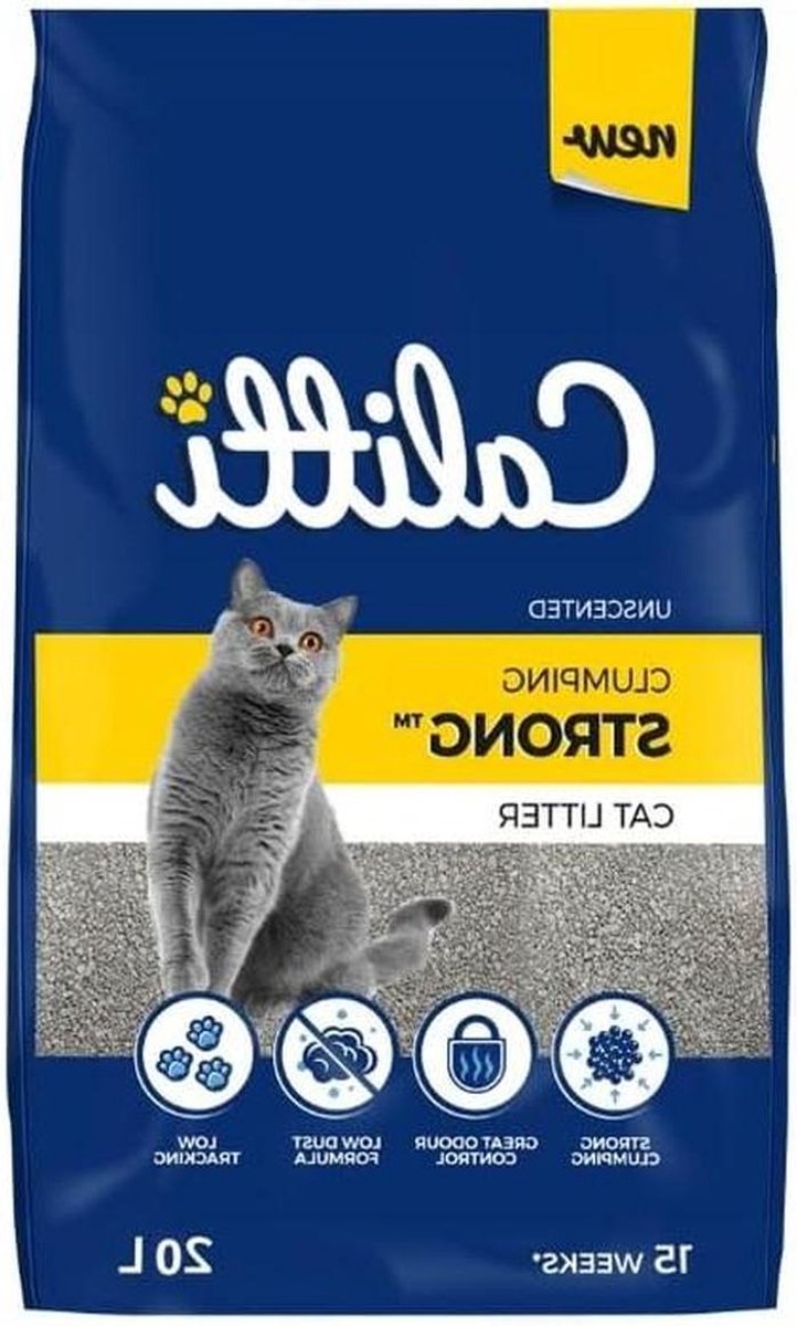Kattenbakvulling Bentoniet - Klei Korrels - Geur Neutraliseren - Sterk Klontvormend - 20 Liter - Niet Van Toepassing