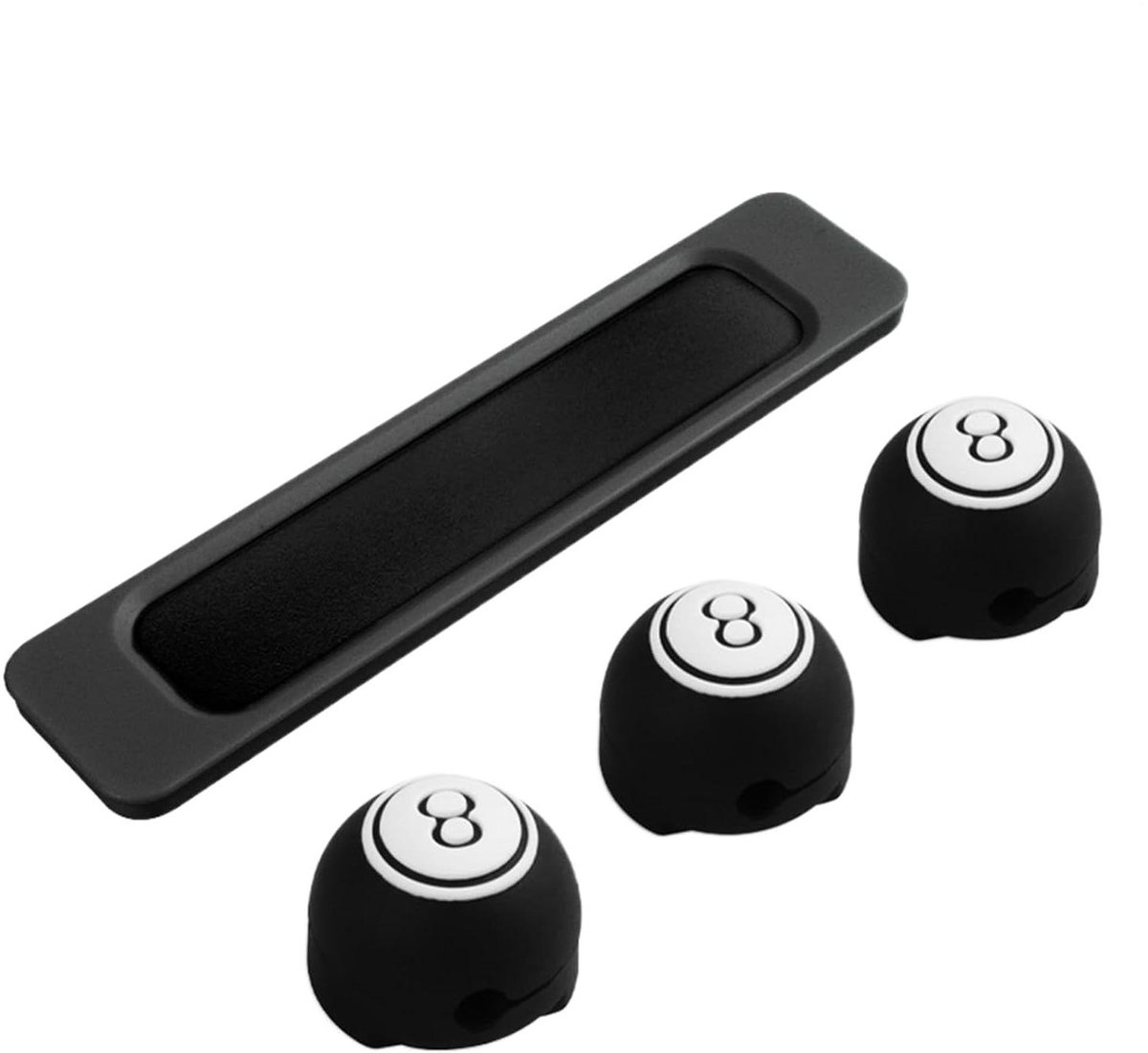 Magnetische kabelhouder - Kabel organizer - Bureau opruimen - Eenvoudige montage - 10 cm - Zwart