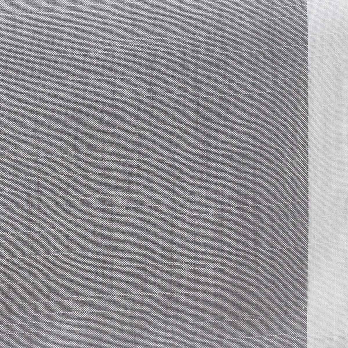 Tafelloper - Tafelkleed runner - Eettafel decoreren - Gestreepte border - 16x72 inch - Grijs