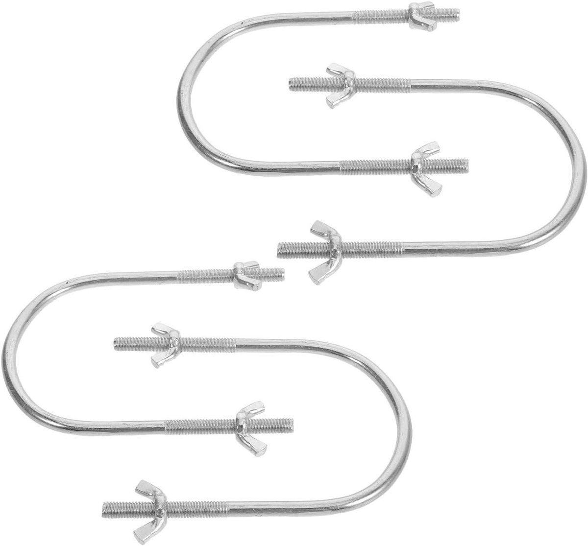 Radiator Haak - Wieltjesbeugel - Apparaat Verplaatsen - Universele Vervanging - 4 Stuks - Zilver