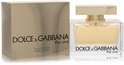 Dolce & Gabbana The One Eau de Parfum, 75ml. Gouden doosje met een glazen parfumfles met gouden dop.