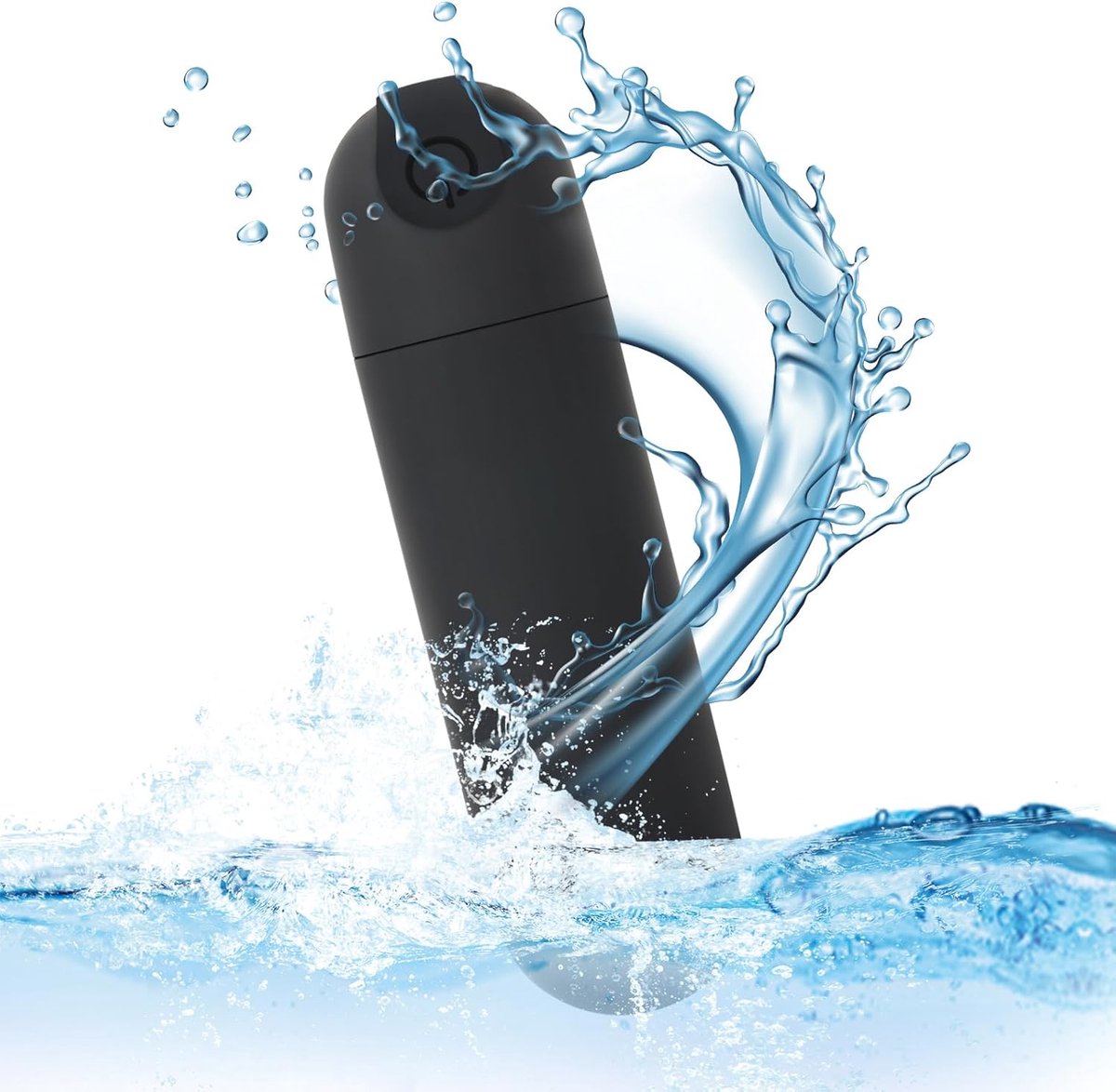Draagbare Massager - Ontspanningsapparaat - Lichaamsontspanning - Huidvriendelijk Siliconen - 12.7 cm - Zwart
