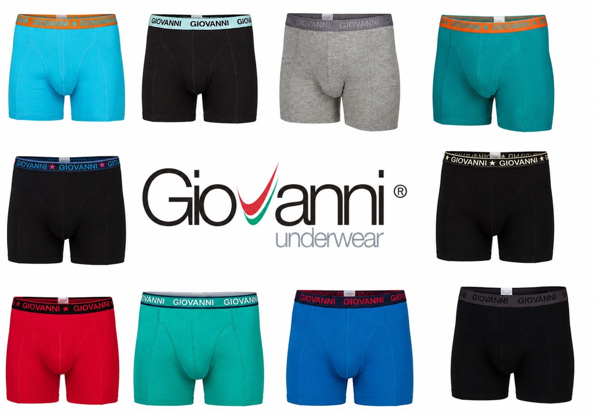 10-pack Giovanni Heren boxershorts assorti maat XXL