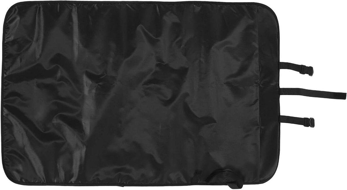 Waterdichte Strijkmat - Hangende Stoommat - Kreukels Verwijderen - Vochtwerende Barrière - 110 x 63 cm - Zwart