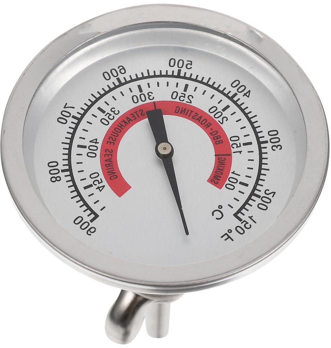 Oventhermometer - Temperatuurmeter - Koken en Grillen - Bimetaal Meting - 8.5 cm - Wit