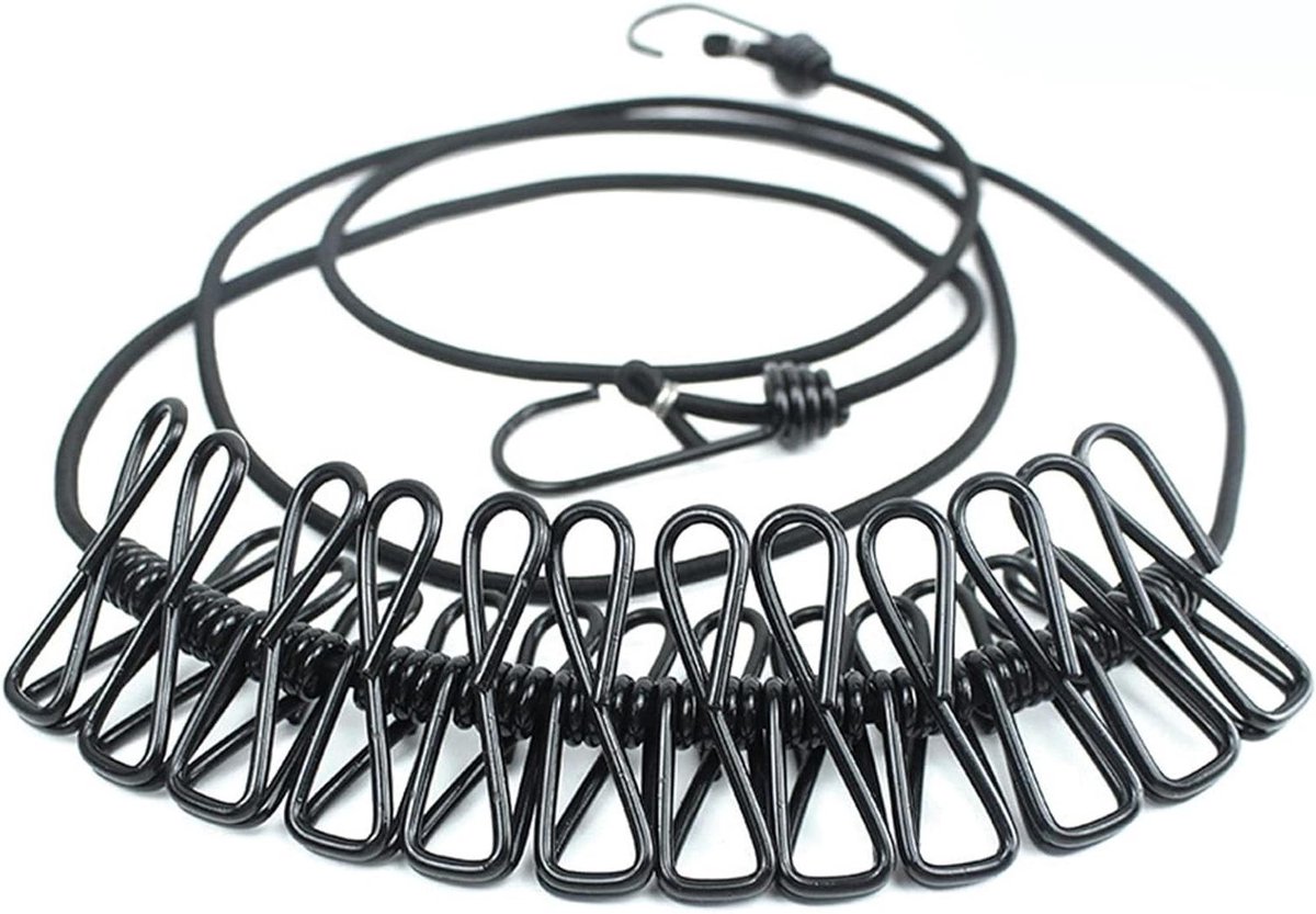 Opvouwbare Waslijn - Draagbare Hanger - Kleding Drogen - Ruimtebesparend Ontwerp - 180 cm - A6