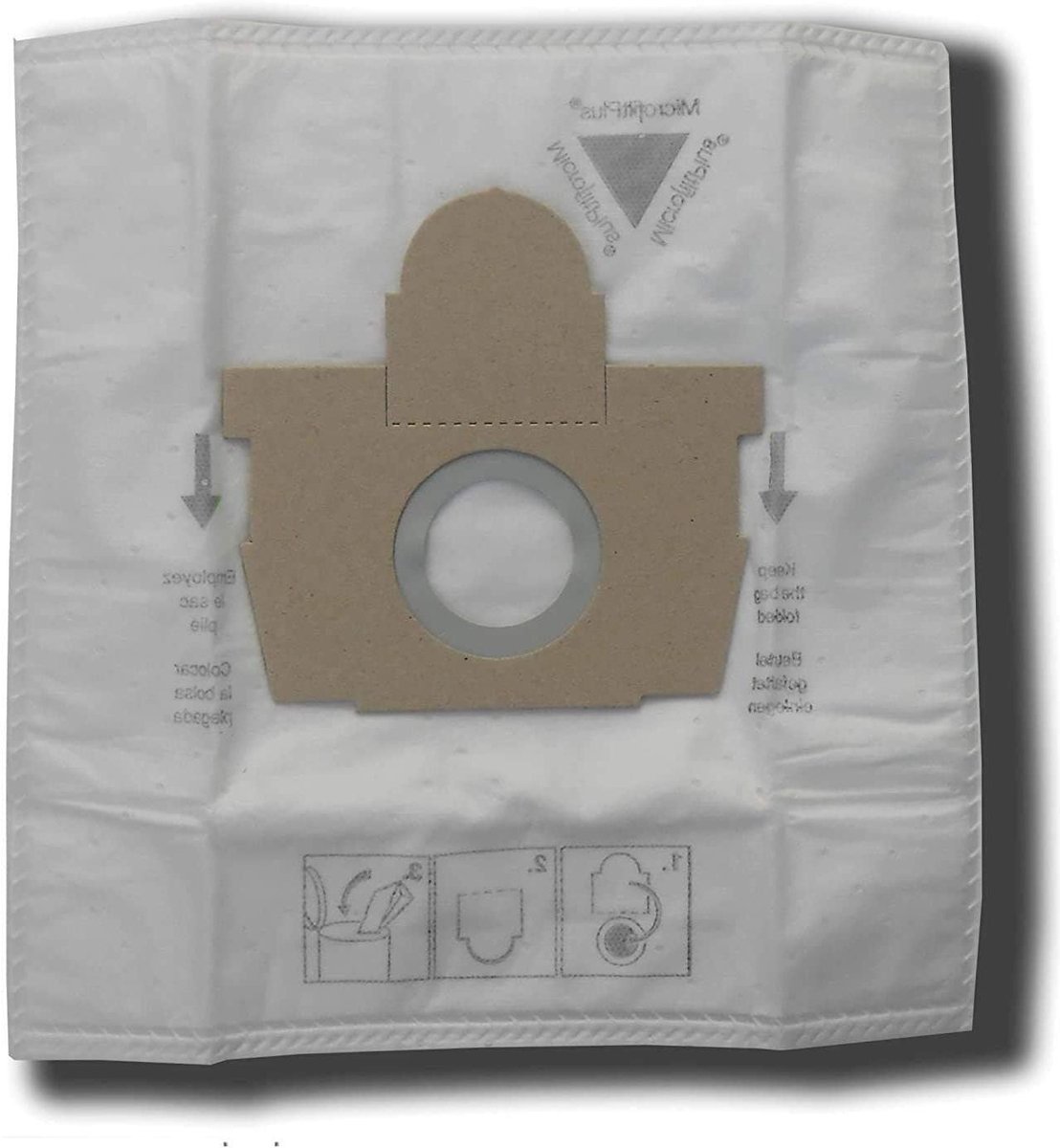 Stofzuigerzakken - Microvlieszakken - Stofvrij Maken - Maximale Stofafscheiding - 10 Stuks - Wit