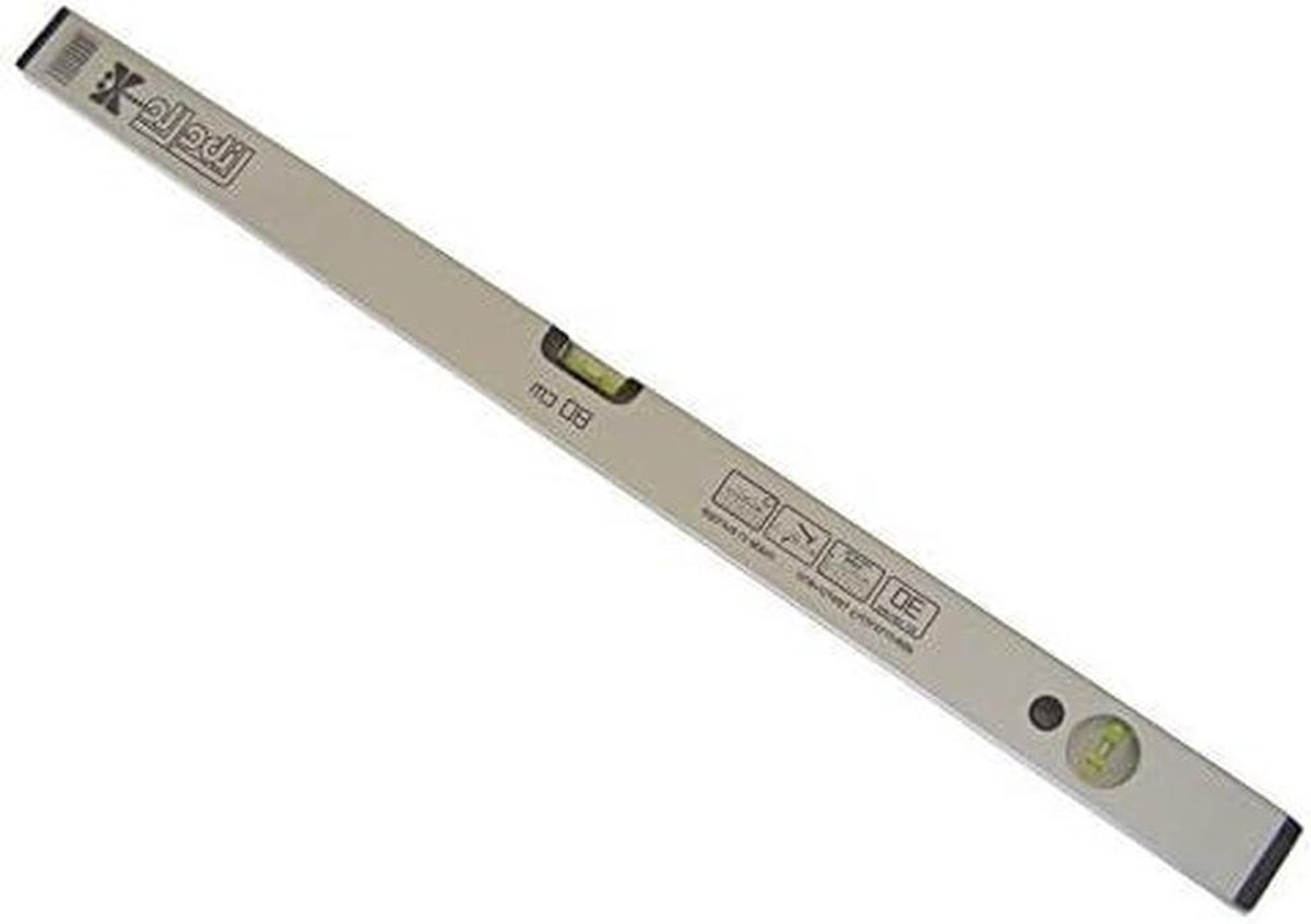 Waterpas - Meetinstrument - Precisiewerk - Hoge belastbaarheid - 80 cm - Zilver