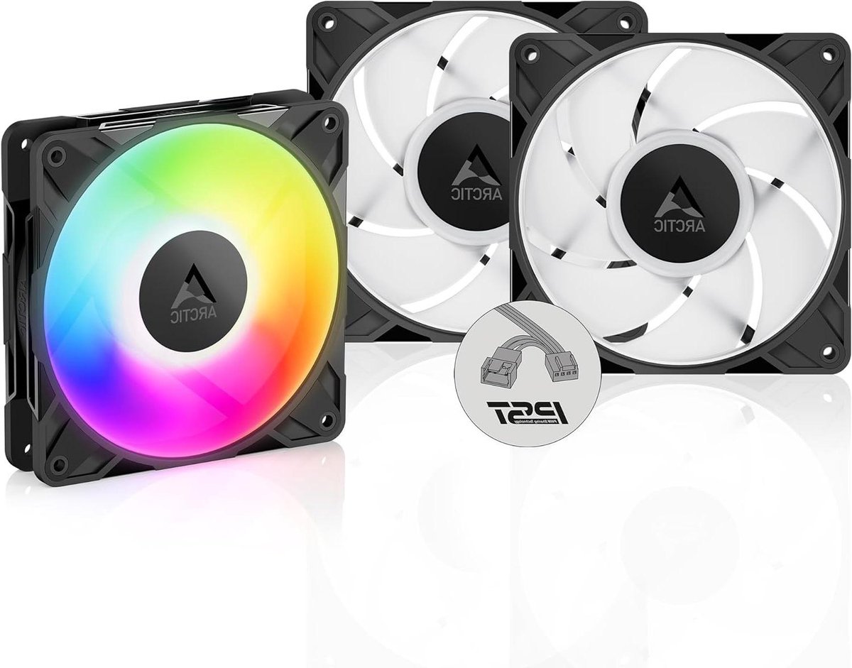 PC Ventilator - Casefan Koeler - Computer Koeling - Hoge Statische Druk - 120 mm - Zwart