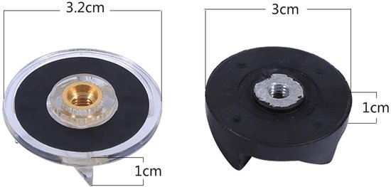 aladdien - Vervanging basistandwielen - Reserveonderdelen - Geschikt voor sapcentrifuge - Rubber en kunststof - 250W sapcentrifuge - 4 vervangende t.. van Aladdien — afbeelding 5
