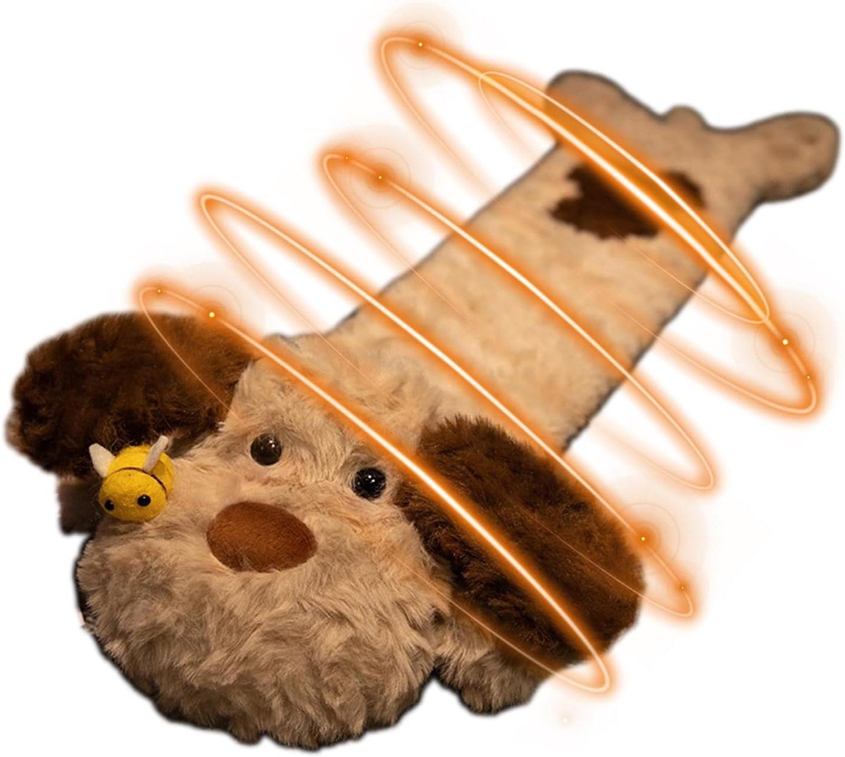 Warmwaterkruik - Warmtekruik - Spieren Ontspannen - Lange Pluche Hoes - 75 cm - Wit