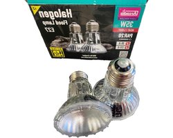Halogeen Spot - Warmtelamp Reptiel - Terrarium Verwarmen - E27 Fitting - 35 Watt - Wit