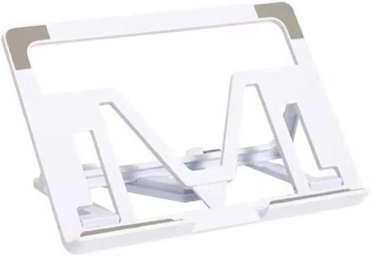 Laptop Koeler - Notebook Standaard - Comfortabel Werken - In hoogte verstelbaar - 11 inch - Wit