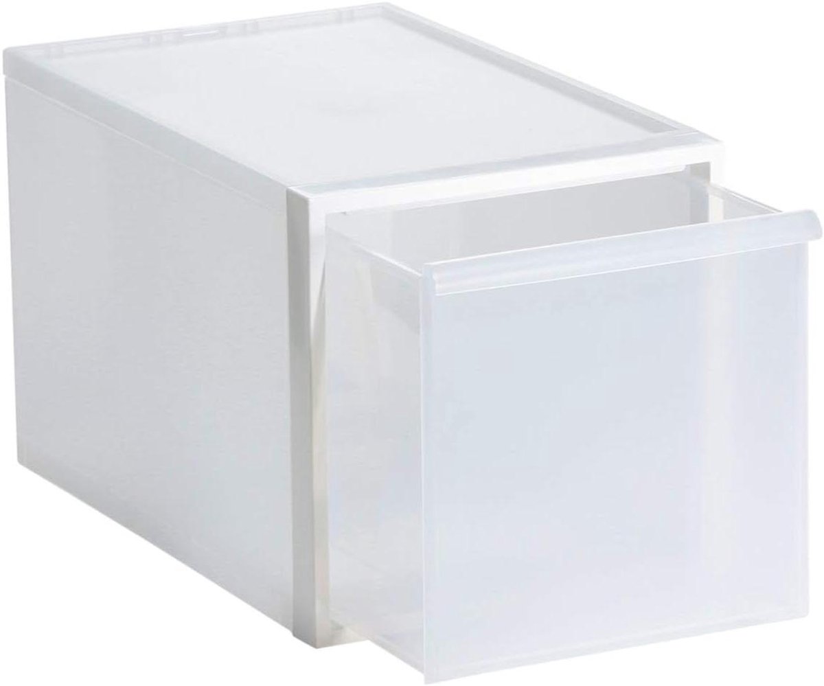 Kast Organizer - Laden Systeem - Kleding Opbergen - Stapelbaar Ontwerp - Hoge Lades - Wit