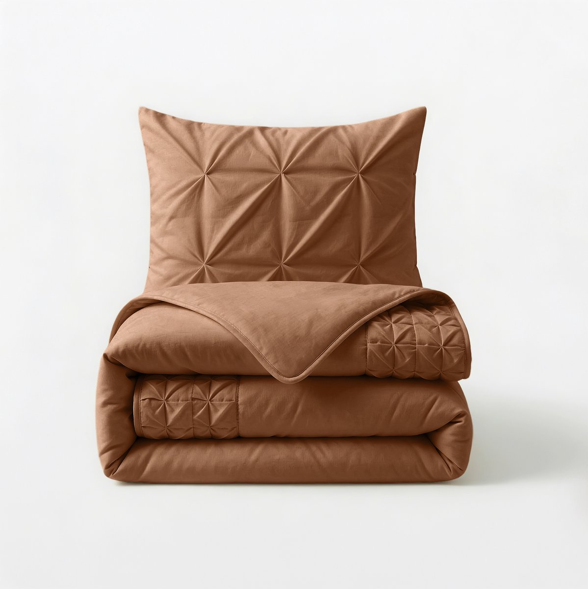 Sleeptime Border Pintuck Mocha Moose 240 x 220
