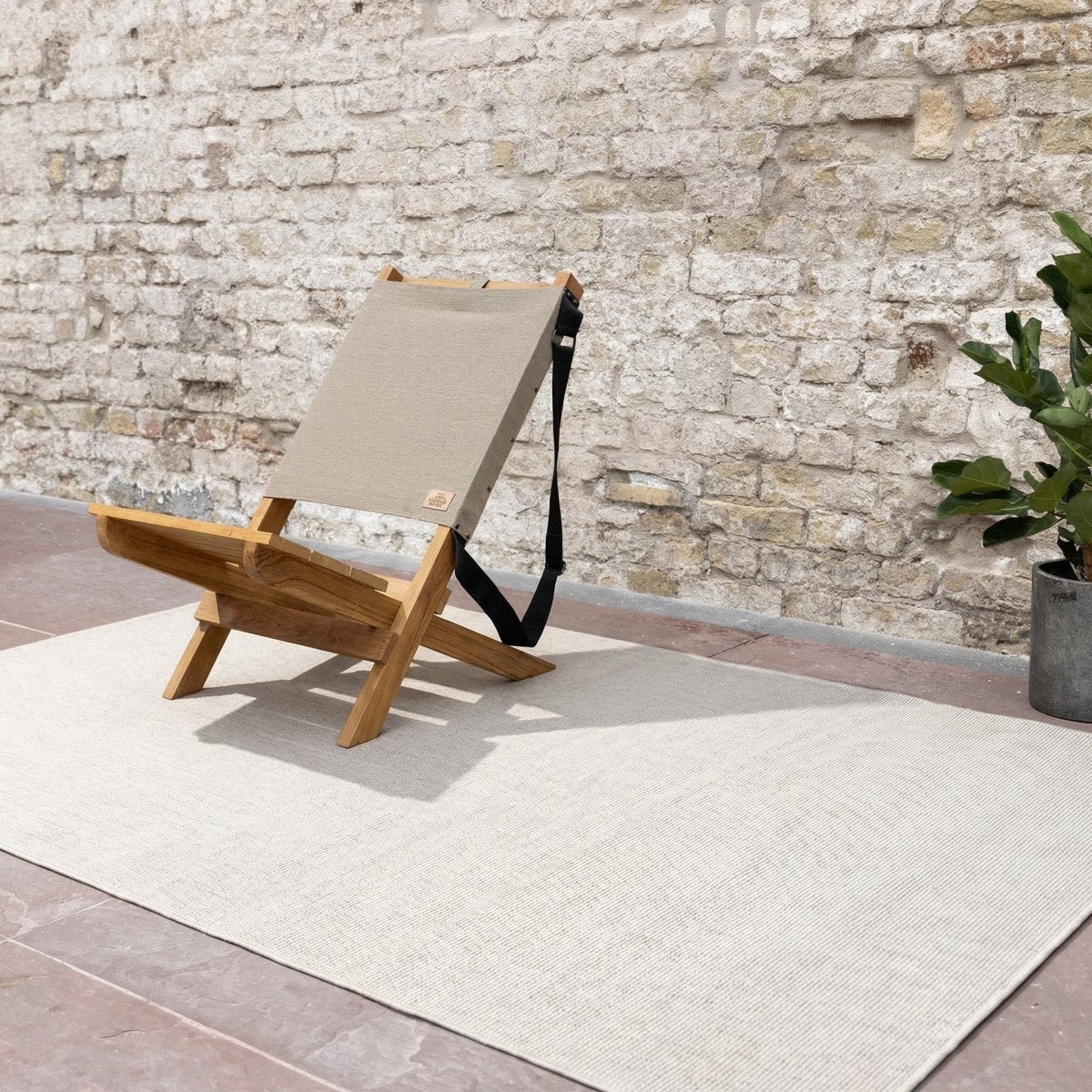 Buitenkleed Tone wit/naturel - Interieur05 - 160 x 230 cm - (M)