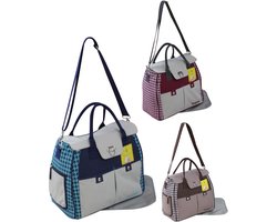 GMMH 2-delig 2150a wikkeltas verzorgingstas luiertas babytas kleurkeuze chocoladebeige 2150a