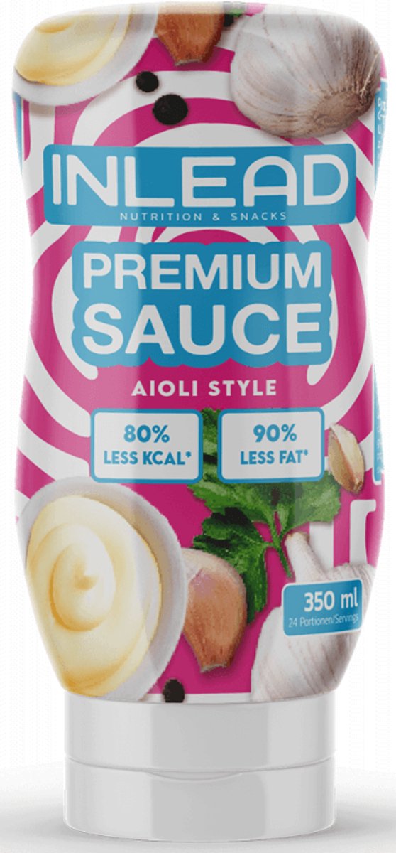 Inlead Premium Sauce (350ml) Aioli Style - Functionele voeding - Sauzen/Siropen