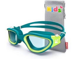 ZIONOR G1MINI Zwembril voor kinderen, gepolariseerd/gepolariseerd, comfortabele kinderzwembril, anti-condens, uv-bescherming, zwembril voor meisjes en jongens (jaren 3-14)