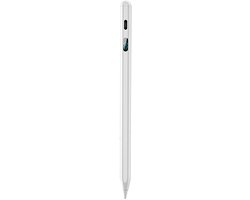 MIVRAY Styluspennen - Universele Stylus Met Palm Rejection Voor Tablets, Styluspen Met Touch Schakelaar, Vervangbare Tip Inclusief, Oplaadbaar Type-C - Aluminiumlegering, Wit — afbeelding 5
