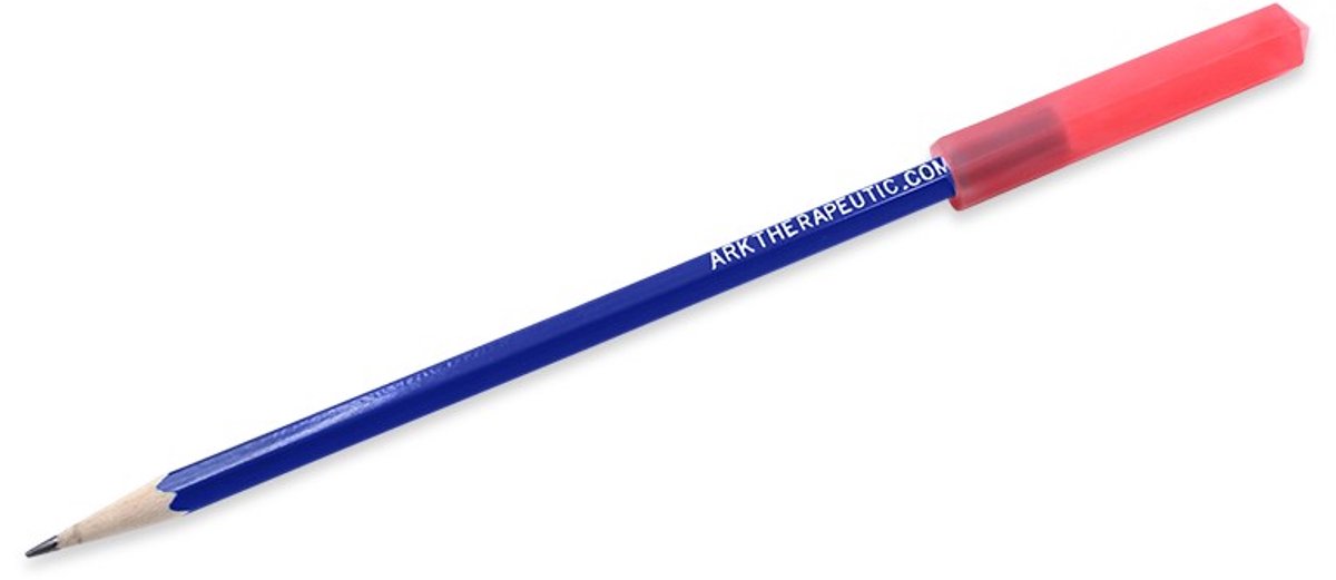 ARK Therapeutic kauwbare potloodtopper rood voor kinderen en volwassenen.