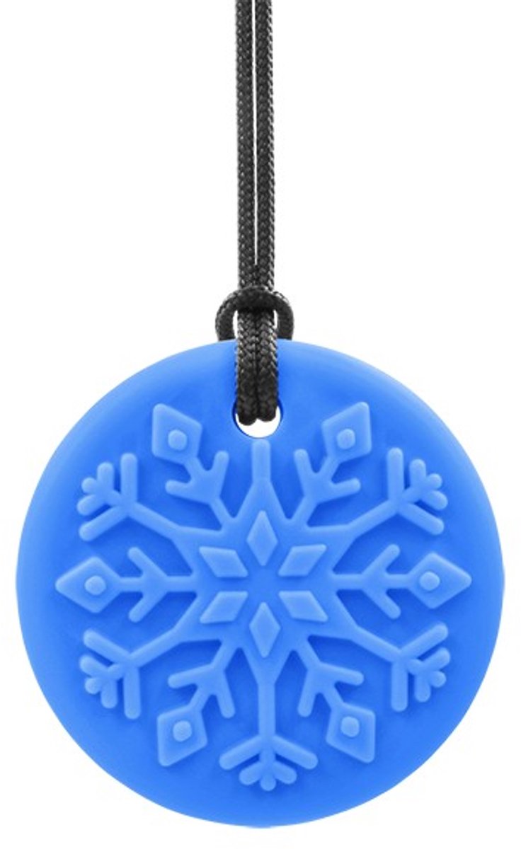 ARK Therapeutic bijtspeeltje sneeuwvlok kauwsieraad blauw XXT kind.
