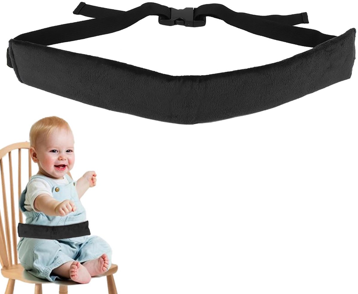 ONF3 - Stoelriemen - Veiligheidsgordel - Zacht en comfortabel - Zwart - Kinderstoelband - Houd uw veiligheid - Geschikt voor kinderen - Zwart