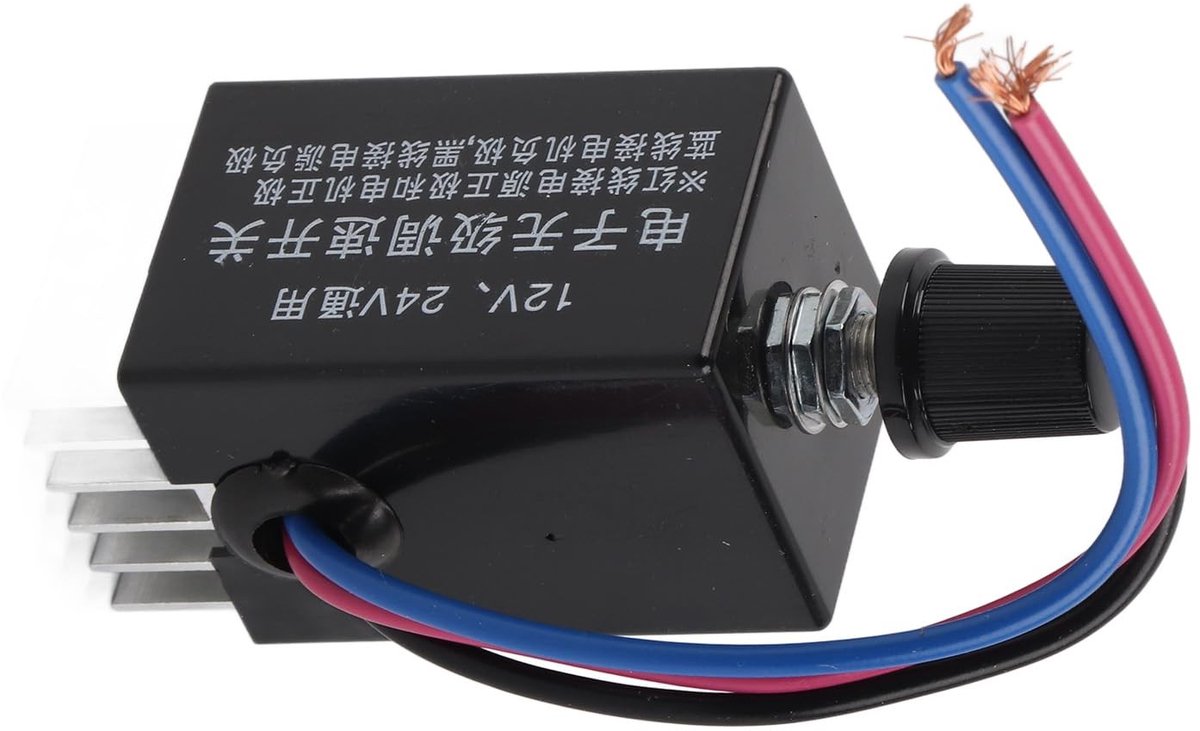 ONF3 - Universele DC Motorregelaar - Snelheidsregeling - Verbeterde ventilatorfunctie - 12V en 24V - Ontdooiventilator - Auto Accessoire - Gesch...