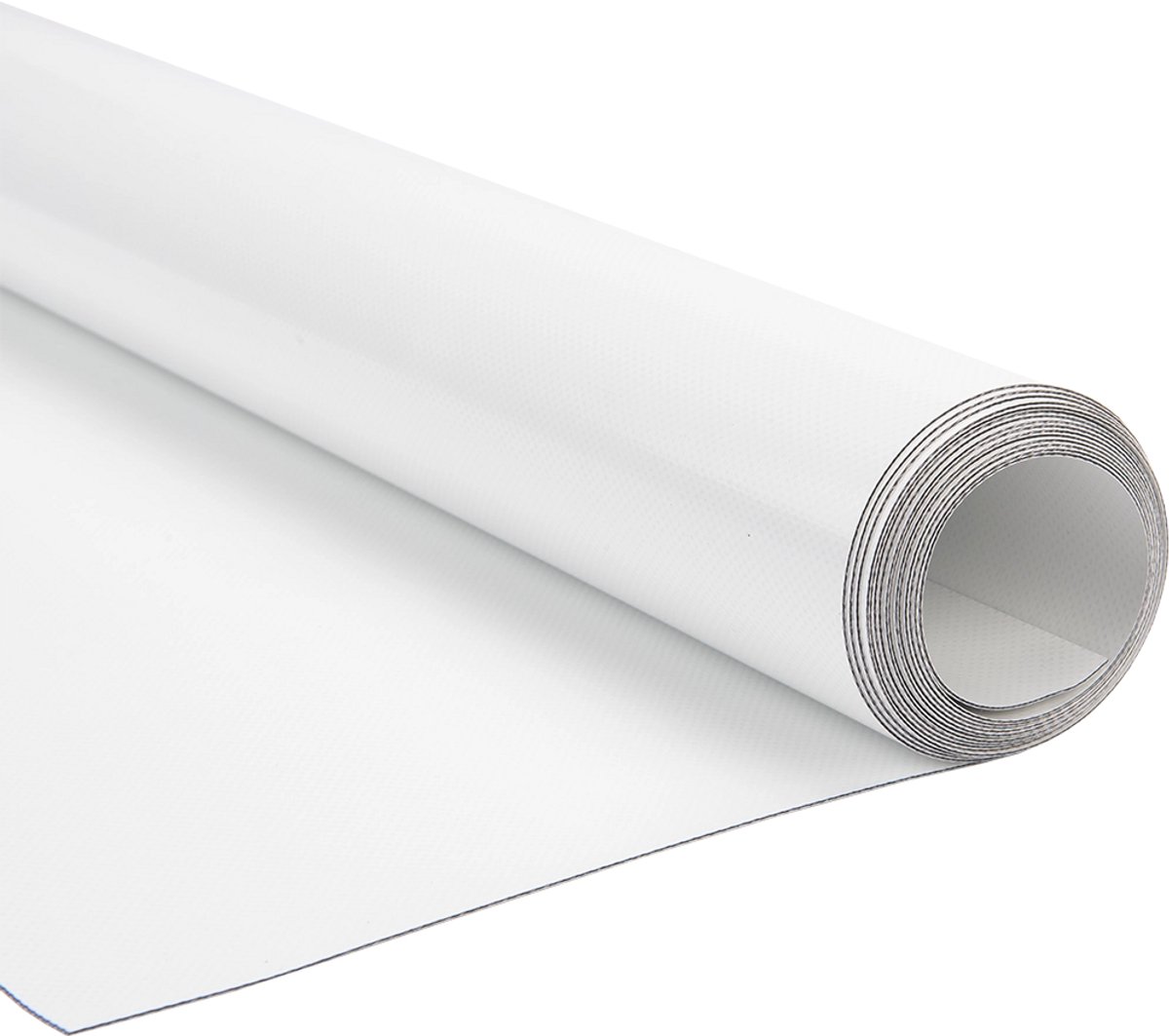 Afdekzeilwinkel - Pvc zeildoek - 750gr Wit Verduisterend (Opaak - Black-out) B1 - per meter