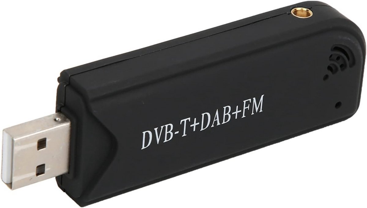 RTL2832U USB DVB-T FM SDR Dongle Stick Digital TV Tuner Receiver for DAB Driver Users with Real Time Video Recording and Multilingual Support