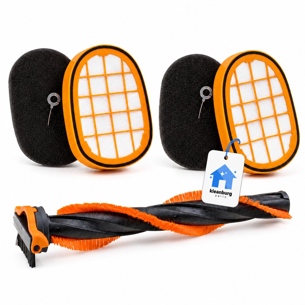 Kleanburg set geschikt voor Philips SpeedPro Max - Borstel en filterset