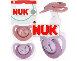 NUK First Choice Fopspeen – Siliconen – Apen / Kangoeroes - 2 stuks- 6-18maanden