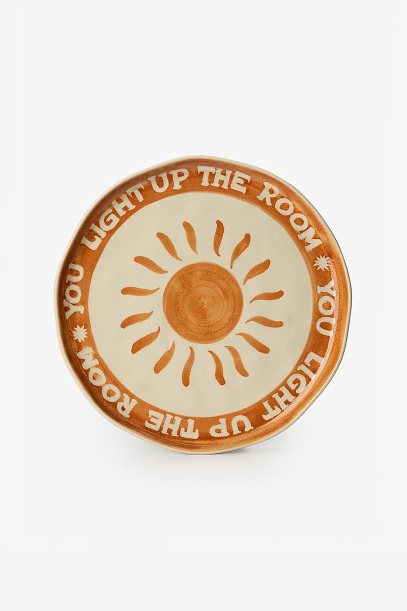 Sissy-Boy - Beige dinerbord met zon