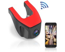 Dashcam auto met G-sensor, full HD autocamera met 170° groothoek, met SD-kaartondersteuning, bewegingsdetectie, dashcamera voor Android, USB, parkeerbewaking, voor of achter, zwart