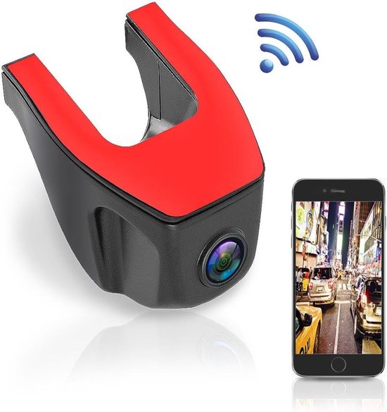 Dashcam auto met G-sensor, full HD autocamera met 170° groothoek, met SD-kaartondersteuning, bewegingsdetectie, dashcamera voor Android, USB, parkeerbewaking, voor of achter, zwart