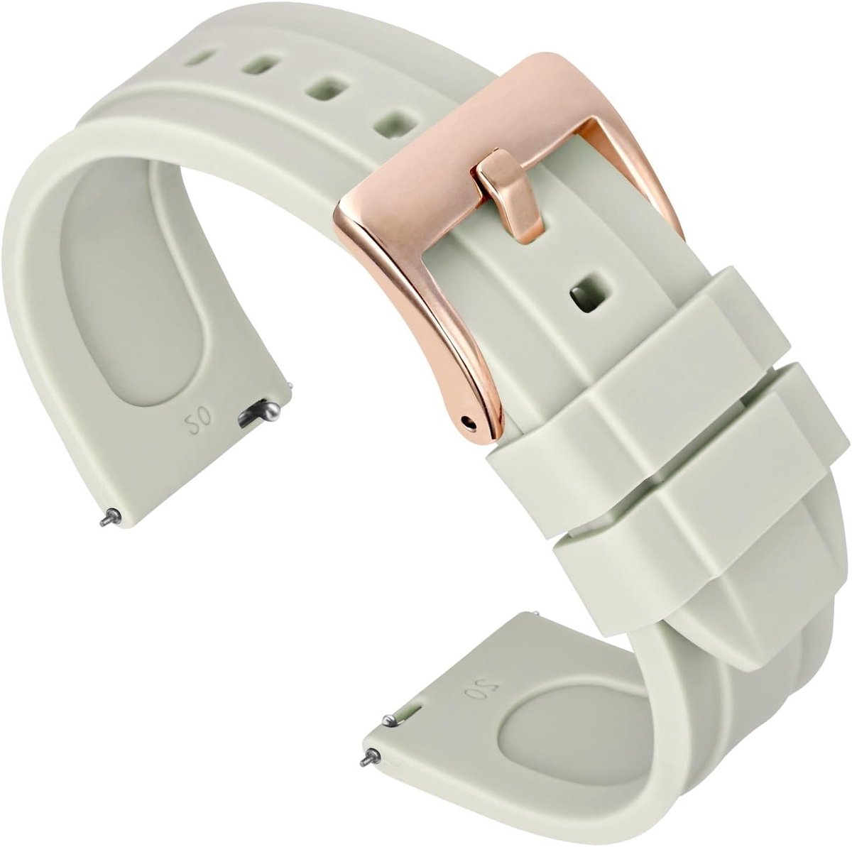 Siliconen Horlogebanden 16mm 18mm 20mm 22mm, Snelle Bevestiging, Waterdichte Vervangband voor Dames en Heren
