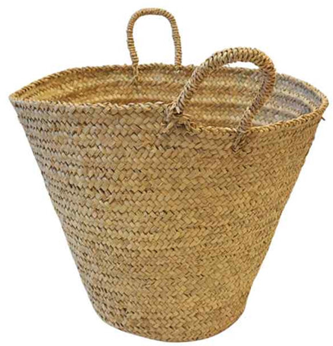 NOA MAY Mand Kasbah - naturel - palmblad - Ø 45 x h 40 cm