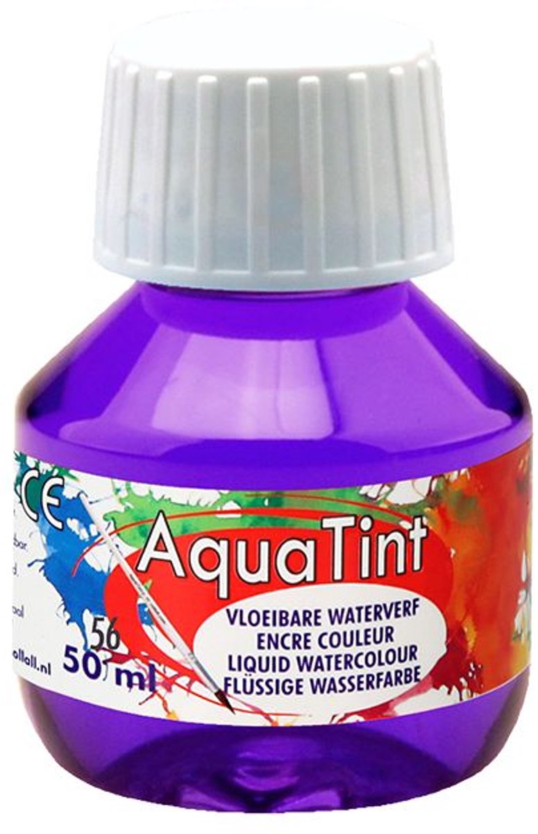 Collall waterverf aqua tint paars - creatieve verf 50ml.