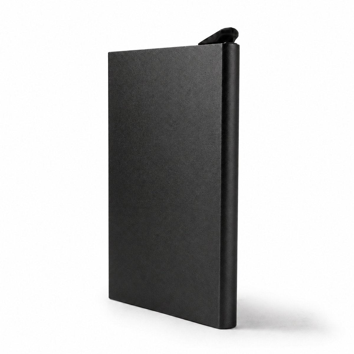 Eurocatch Creditcardhouder RFID - Aluminium Kaarthouder voor 5 Pasjes - Uitschuifbaar - Unisex - Zwart