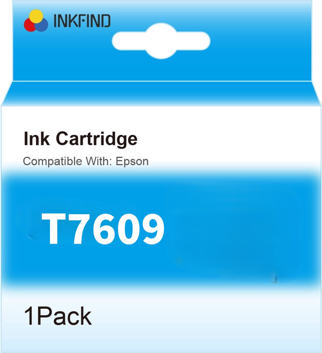 INKFIND T7609 Licht Licht Zwart inktcartridge compatibel met Epson T7609 Geschikt voor Epson SureColor SC-P600 SC P600 SC P600 -1-pack LLBK