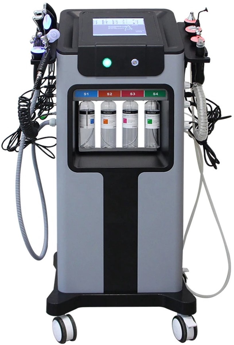 Novari - Gezichtsverzorgingsmachine - hydrodermabrasie apparaat - Ultrasone behandeling - Magische massagebal - Vacuümreiniging