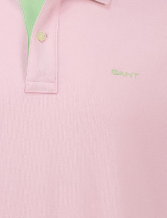 Polo manches courtes Gant rose