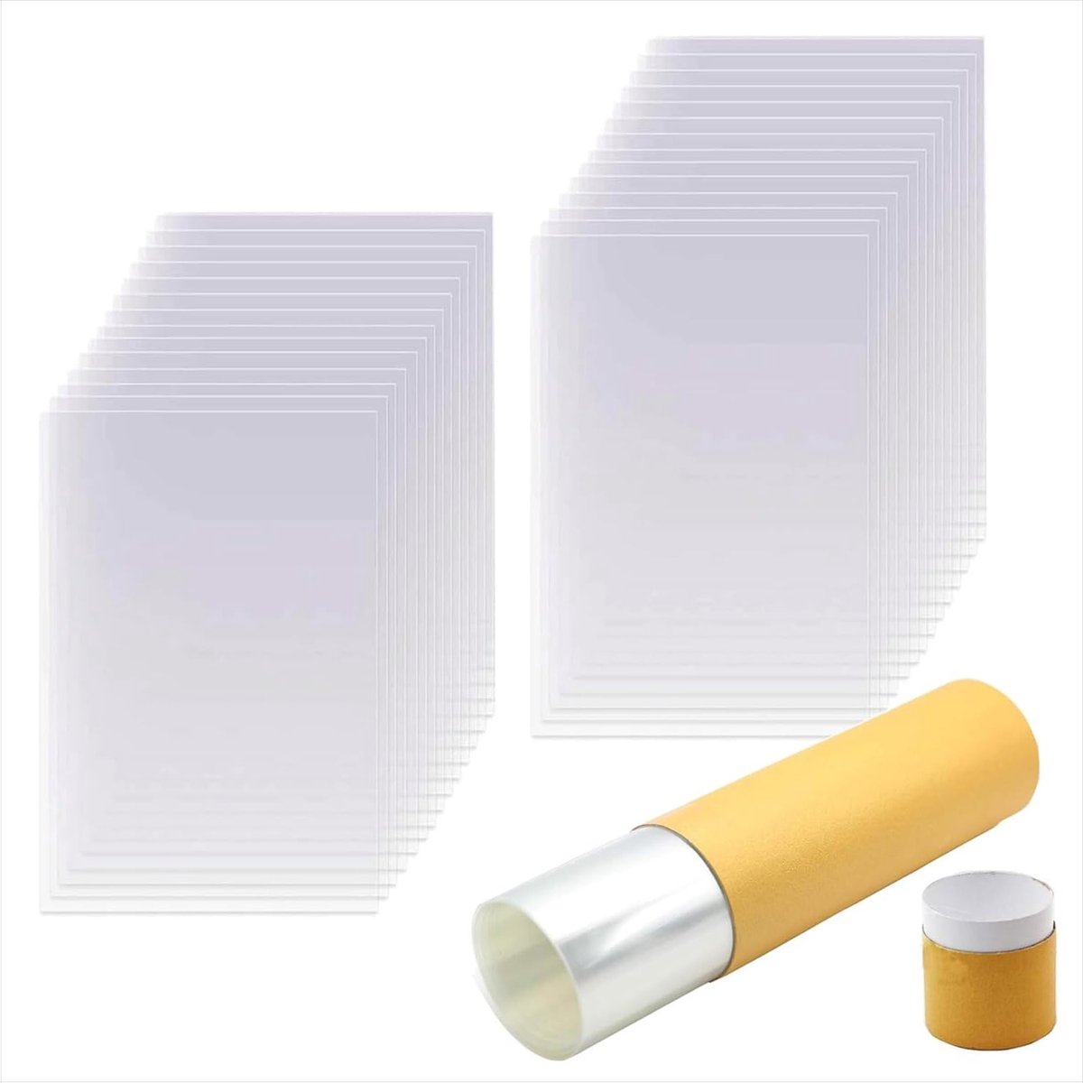 SnelShoppen - 30x61cm Mylar Foil 30 stuks Blank Mylar Vellen PET Templates DIY Creatieve Kunst Materialen voor Airbrush en Knutselen