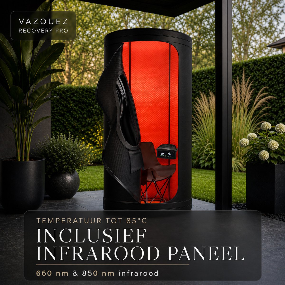 Vazquez Recovery Pro Sauna Heater - Infrarood tot 85°C thumbnail 2