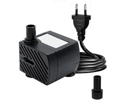 Allecto - Mini Submersible Aquarium Pomp - Ultra Stil - 180 l/h - Inclusief Fountain Sprayer - Perfect voor Aquaria - Efficiënt watercirculatie -