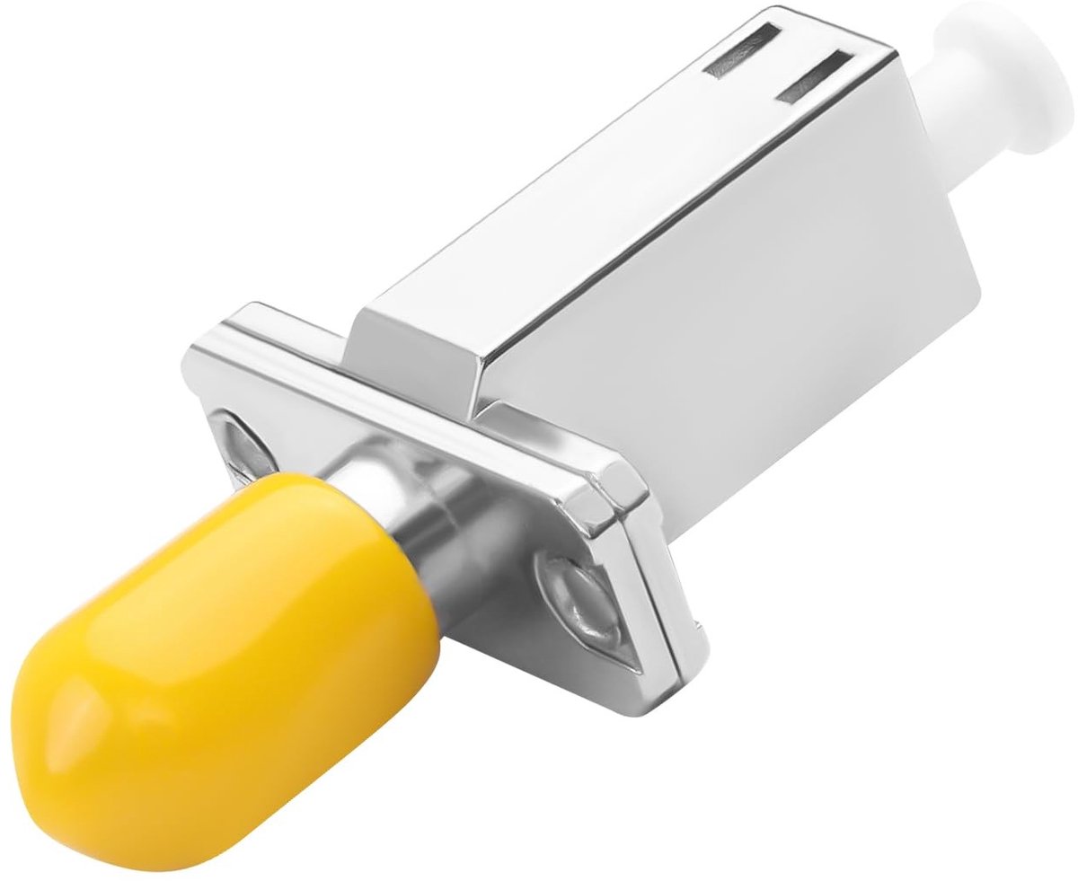 QIANRENON LC naar ST Hybrid Fiber Optic Coupler - SM 9/125μm Adapter voor Fiber Optic Verbindingen