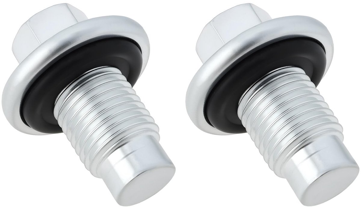 Allecto - Motorolie Aflaatpluggen - 2 Stuks - Compatibel met AJ813202 LR073675 - Voor Jaguar en Land Rover - Betrouwbaar en duurzaam - Auto-onderdelen