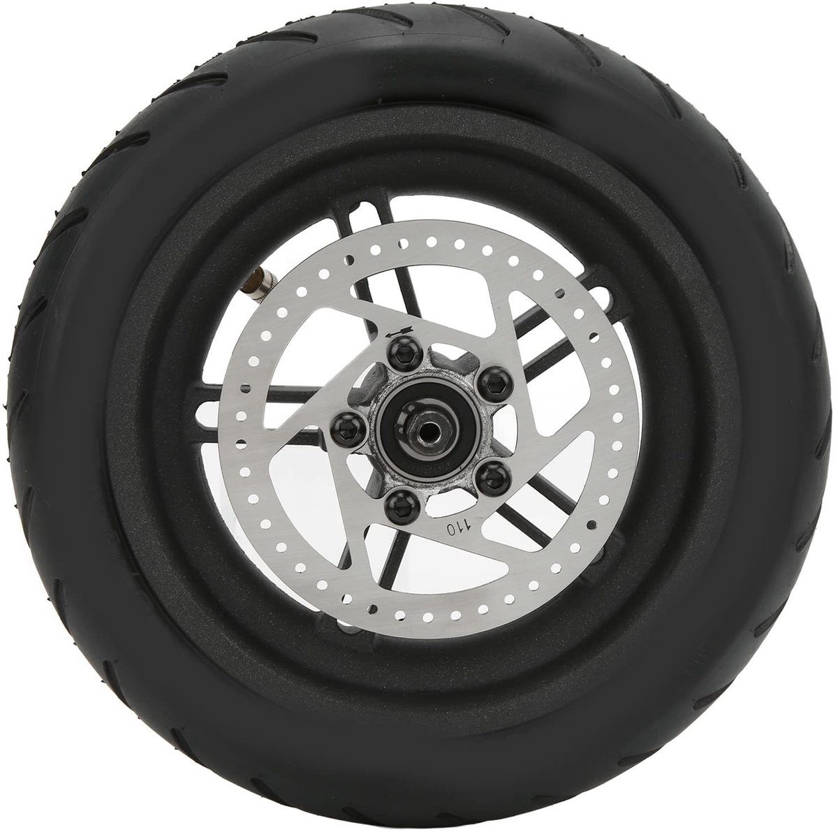 Allecto - Achterwiel voor Elektrische Scooter - 8.5 Inch - Aluminium en Rubber - Duurzaam en Betrouwbaar - Vervangend Onderdeel - Geschikt voor M36..