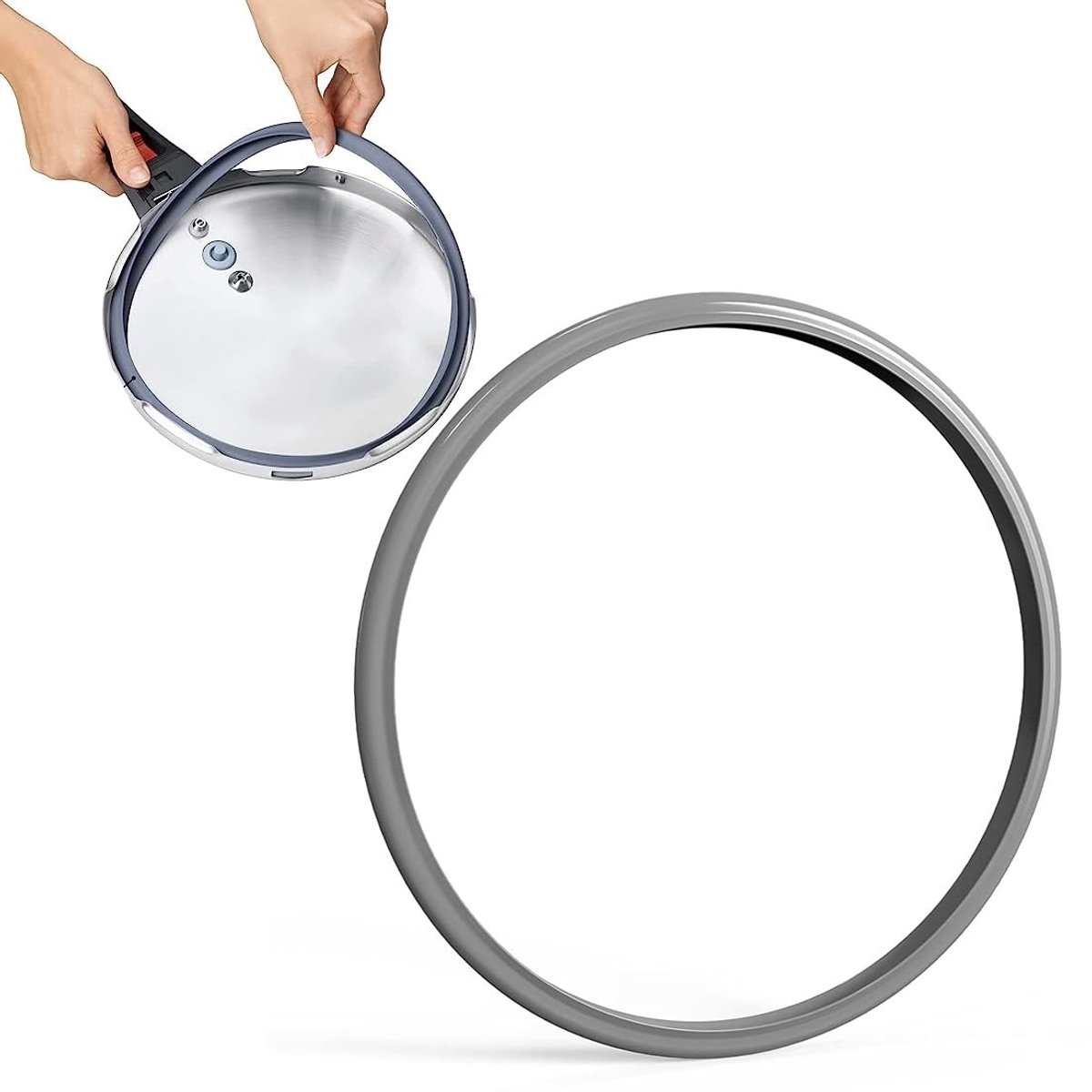 Allecto - Sealing Ring - Silicone Seal - Perfecte afsluiting - 22 cm - Vervangingsring - Veilig koken - Geschikt voor drukpannen